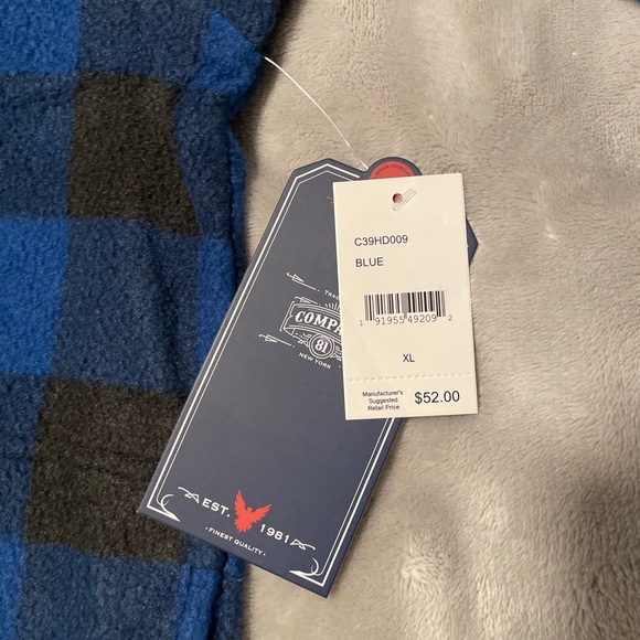 Men’s flannel sweat shirt - Picture 2 of 2